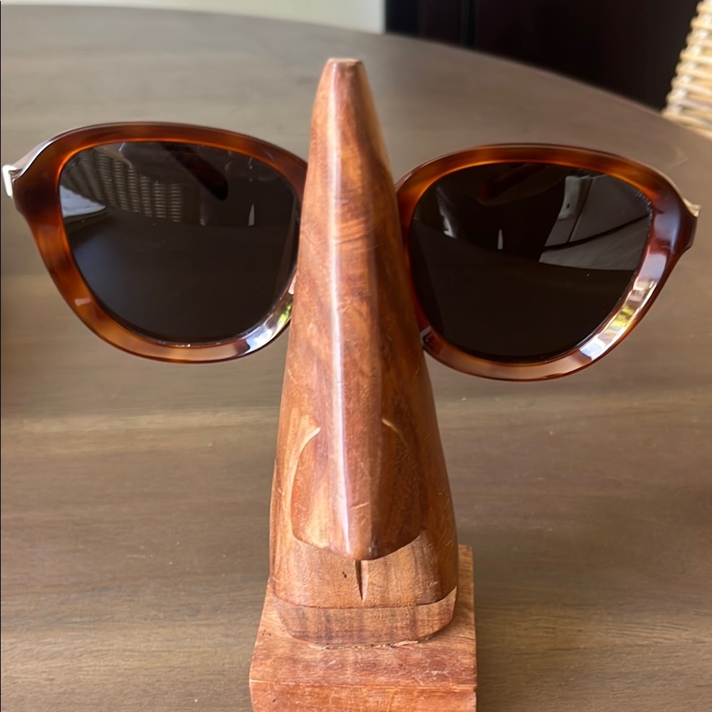 CELINE CL 41448/S Sunglasses with Tortoise Frame and Grey Lenses